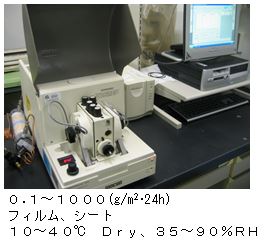 水蒸気透過試験